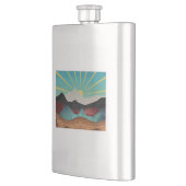 Mountain Fantasy Sunrise Flachmann (Links)