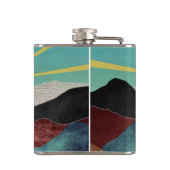 Mountain Fantasy Sunrise Flachmann (Rückseite)