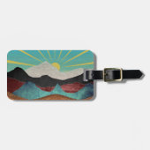 Mountain Fantasy Sunrise Gepäckanhänger (Vorderseite horizontal)