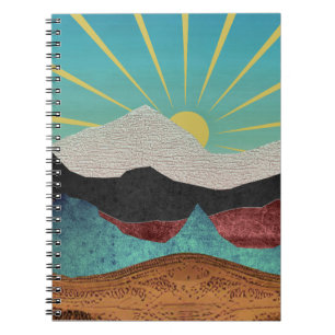 Mountain Fantasy Sunrise Notizblock