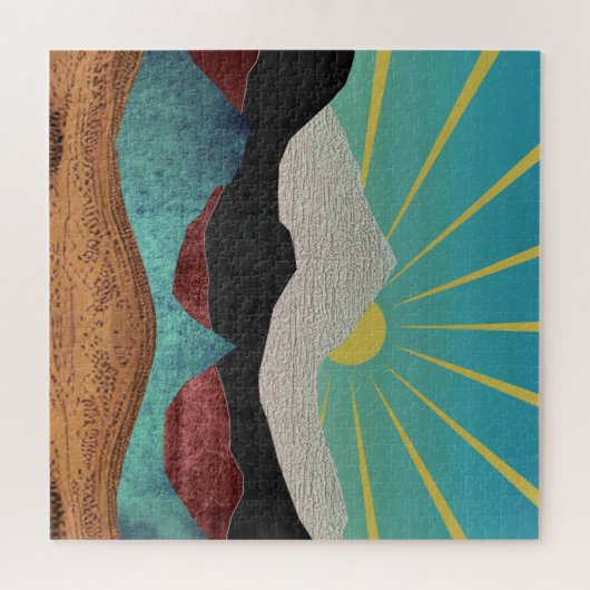 Mountain Fantasy Sunrise Puzzle (Horizontal)