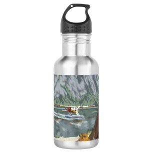 Mountain Flugzeug Adventure Travel Trinkflasche