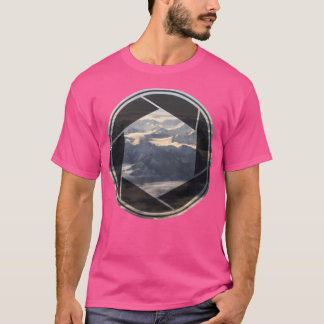 Mountain Flugzeug Shot Baseball Sleeve T-Shirt