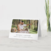 Mountain Forest Deer QR Code Photo Wedding Einladung (Vorderseite)
