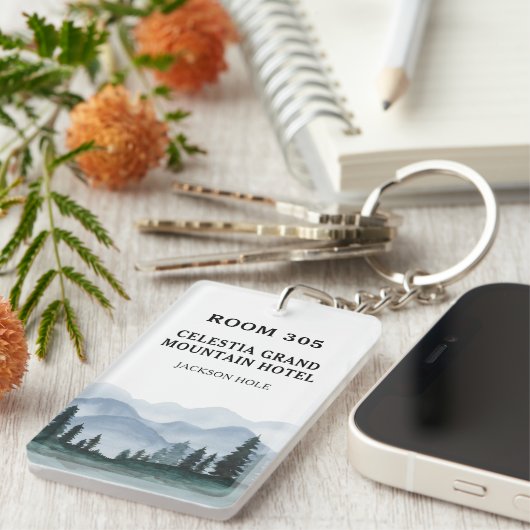 Mountain Forest Hotel oder Motel Schlüsselanhänger (Vorderseite rechts)