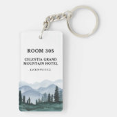 Mountain Forest Hotel oder Motel Schlüsselanhänger (Rückseite)