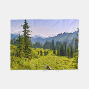 Mountain & Forest Landschaft Washington Staat Fleecedecke