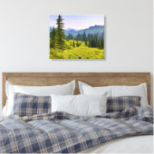 Mountain & Forest Landschaft Washington Staat Leinwanddruck (Insitu (Schlafzimmer))