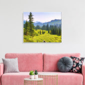 Mountain & Forest Landschaft Washington Staat Leinwanddruck (Insitu (Wohnzimmer))