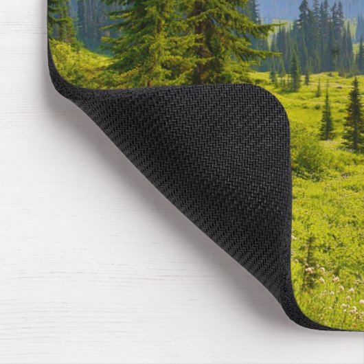 Mountain & Forest Landschaft Washington Staat Mousepad (Ecke)