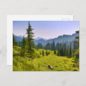 Mountain & Forest Landschaft Washington Staat Postkarte (Vorne/Hinten)