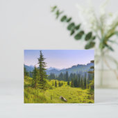 Mountain & Forest Landschaft Washington Staat Postkarte (Stehend Vorderseite)