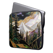 Mountain Forest Laptop-Hülle Landschaft Laptopschutzhülle (Vorderseite Links)