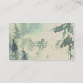 Mountain Forest Modern UAWG Enclosure Card Begleitkarte (Rückseite)