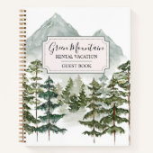 Mountain Forest Rental Vacation Gästebuch Notizblock (Vorderseite)