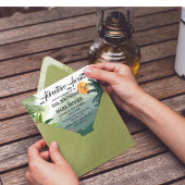 Mountain & Forest Sunset Einladung zum Geburtstag