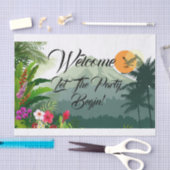 Mountain & Forest Sunset Geburtstag Seidenpapier (Handwerk)