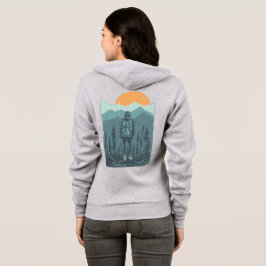 Mountain Forest Sunset Rucksack Woman Hoodie