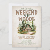 Mountain Forest Weekend Tour Einladung (Vorderseite)