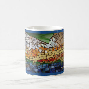 Mountain Glass Mosaik Kaffeetasse