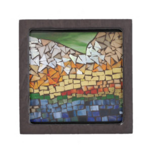 Mountain Glass Mosaik Kiste