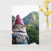 Mountain Gnome Karte (Gelbe Blume)