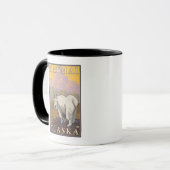 Mountain Goat - Katmai, Alaska Tasse (Vorderseite Links)