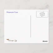 Mountain Goat Wildlife Series # 11 Postkarte (Rückseite)