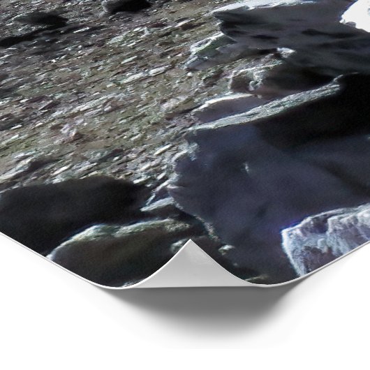 Mountain Goat Xing Poster (Ecke)