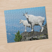 Mountain Goats Foto Template Custom Name Puzzle