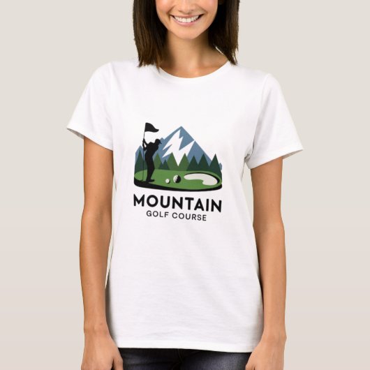 Mountain Golfplatz T-Shirt (Vorderseite)