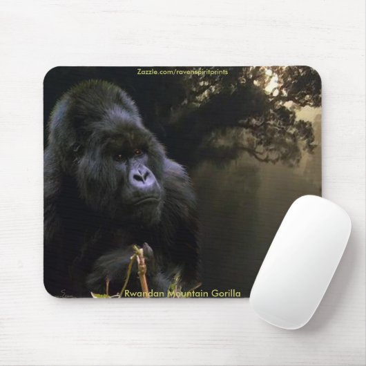 MOUNTAIN GORILLA Art Mousepad (Mit Mouse)