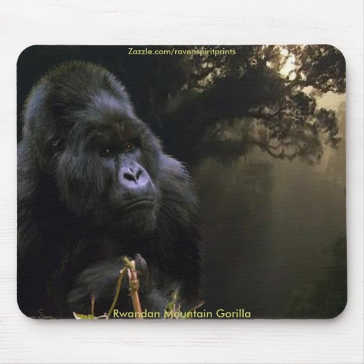 MOUNTAIN GORILLA Art Mousepad (Vorne)