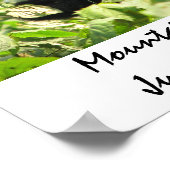 Mountain Gorilla einfach nur anhalten! Poster (Ecke)