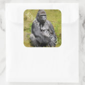 Mountain Gorilla Sticker (Tasche)