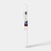 Mountain Grace – Watercolor Cross iPhone Hülle (Linke Seite)