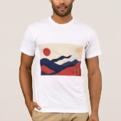 Mountain graphic t-shirt, perfect for nature lover T-Shirt (Vorderseite)