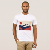 Mountain graphic t-shirt, perfect for nature lover T-Shirt (Vorne ganz)