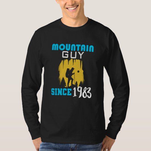 Mountain guy since 1983 T-Shirt (Vorderseite)