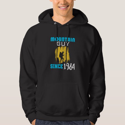Mountain guy since 1984 hoodie (Vorderseite)