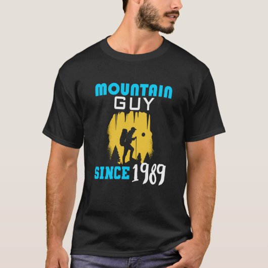 Mountain guy since 1989 T-Shirt (Vorderseite)