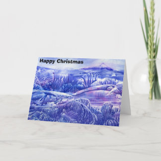 Mountain, Happy Christmas Feiertagskarte