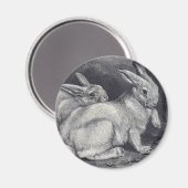 Mountain Hares Magnet (Vorderseite/Rückseite)