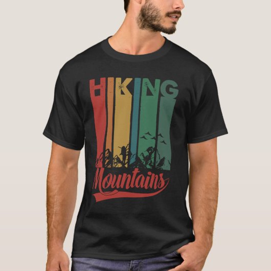 Mountain Hiking Adventure Wilderness Trekking Hike T-Shirt (Vorderseite)