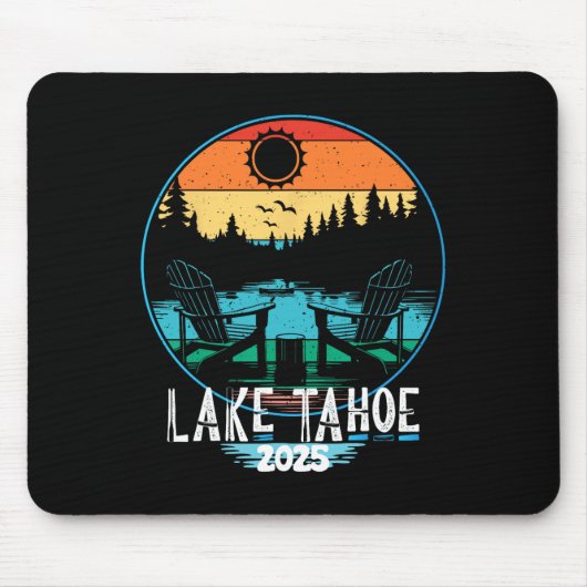 Mountain Hiking Skiing Family Vacation 2025 Trip L Mousepad (Vorne)