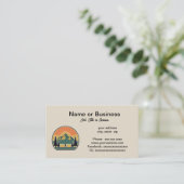 Mountain hiking visitenkarte (Stehend Vorderseite)