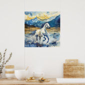 Mountain Horse Poster (Küche)