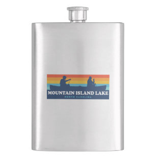 Mountain Island Lake North Carolina Canoe Flachmann