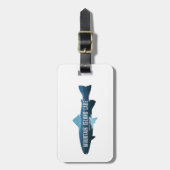 Mountain Island Lake North Carolina Fisch Gepäckanhänger (Vorderseite vertikal)