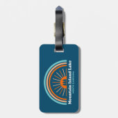 Mountain Island Lake North Carolina Rainbow Gepäckanhänger (Rückseite vertikal)